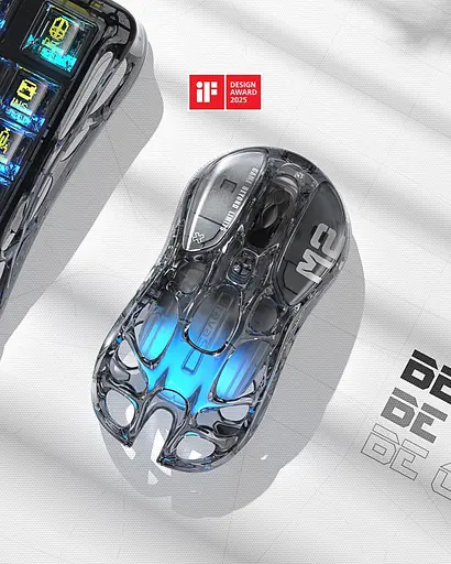 Ігрова Миша GravaStar Mercury M2 - Transparent Black (GRAVASTARM2_XTAL_BLK) - фото 6