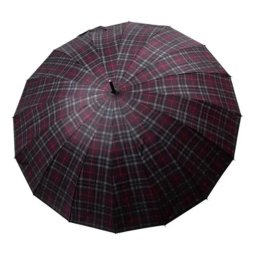 Парасоля-тростина Yiwu HP-23-4R напівавтомат складна 117 см червона - фото 2