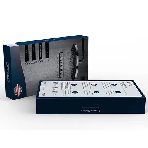 Душова система Dusel Pour Chrome Smart з підсвіткою (245307000), Хром - фото 8