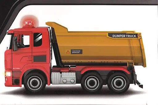 Спецтехника Самосвал 1393 Play Smart, конструктор 88 деталей (6978087360086) Красный - фото 1