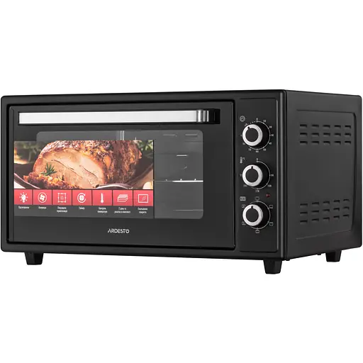 Печь электрическая Ardesto 48 л, 1600 Вт, механич., конвенция, черный - фото 1