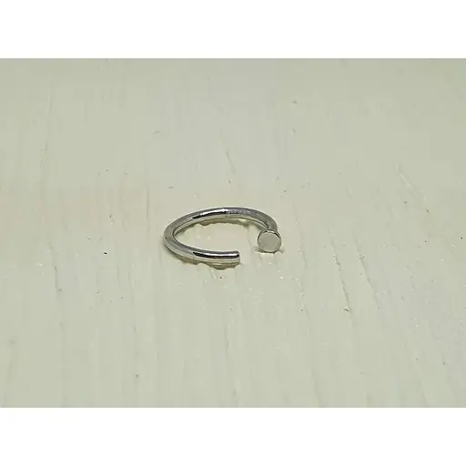 Серебряная серьга-пирсинг в нос Dear. 1057С - фото 2