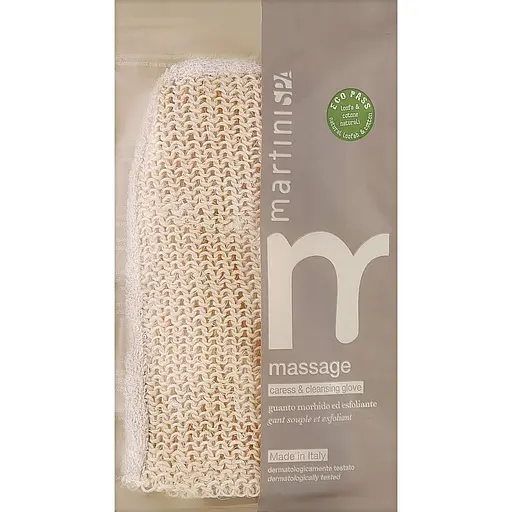 Двохстороння мочалка-рукавиця Martini Spa Bambu Scented Body Sponge із бавовна (0042MMM)