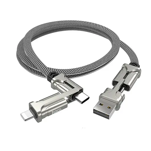 Дата-кабель зарядки 4 в 1 Hoco S22 Magic Cube 1.2 м 60W/3A - фото 2