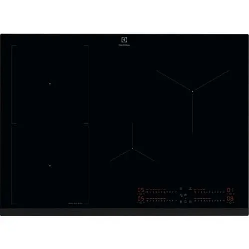 Варильна поверхня індукційна Electrolux 71 см розширена зона датчик кипіння Fry sensor Hob2Hood чорний