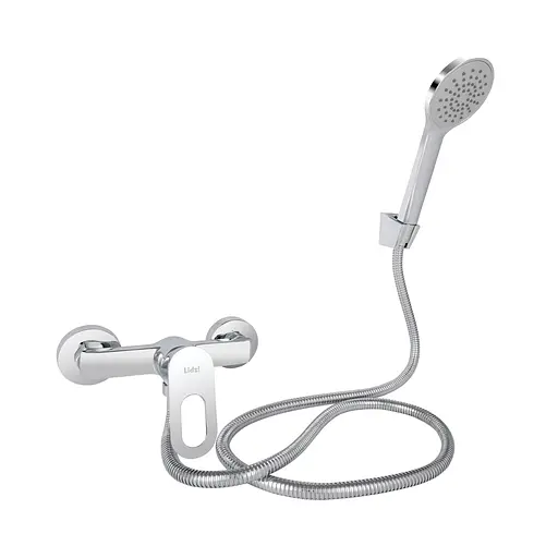 Змішувач для душу Lidz Latwa 010 (з душовим гарнітуром) (k40) LDLAT010CRM45416 Chrome - фото 1