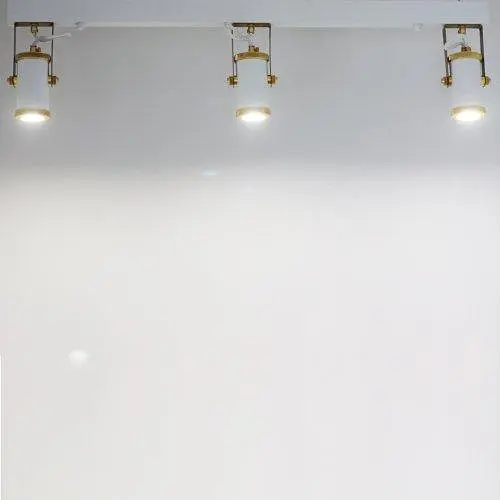 Люстра стельова 3Spots, PikArt арт. 3255 Золотий/білий - фото 2