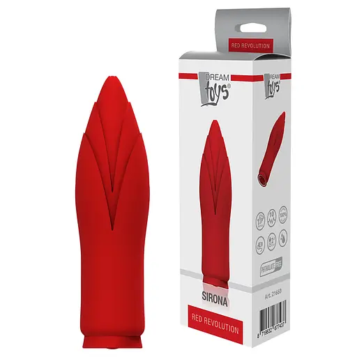 Вібратор Dreamtoys Red Revolution Sirona 10 см червоний - фото 6