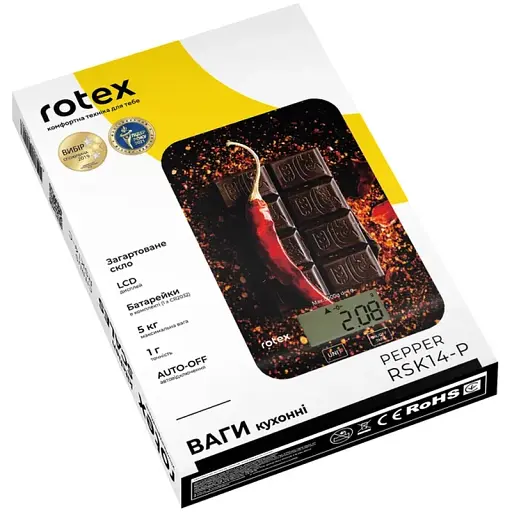 Весы кухонные ROTEX RSK14 P Pepper - фото 5