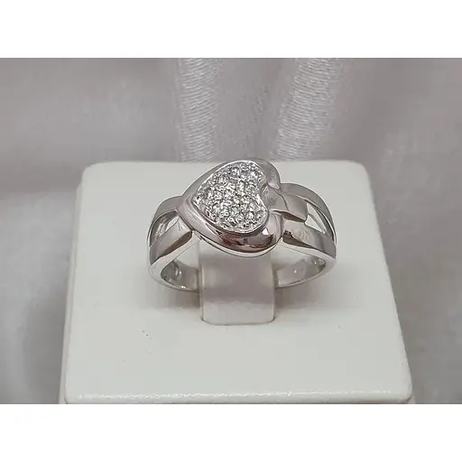 Золотое кольцо с бриллиантами. 110220Б 17,5 - фото 2