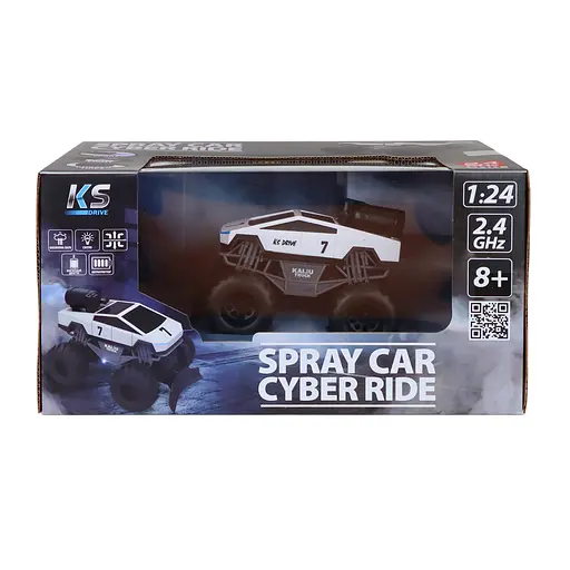 Автомобіль на радіокеруванні KS Drive Spray Car Cyber Ride білий (SL-6076RH) - фото 9
