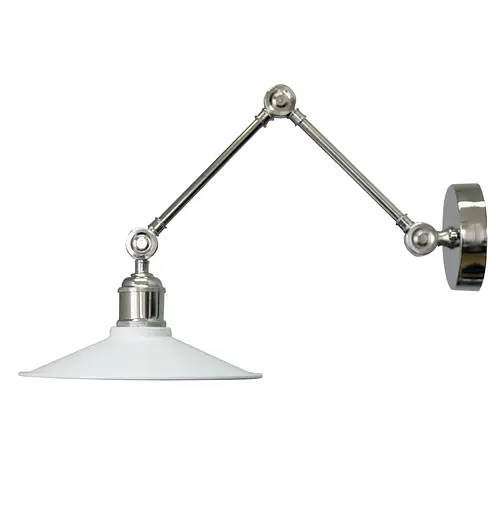 Настінне бра латунне 3-ох поворотне, PikArt арт. 3298 білий - фото 1