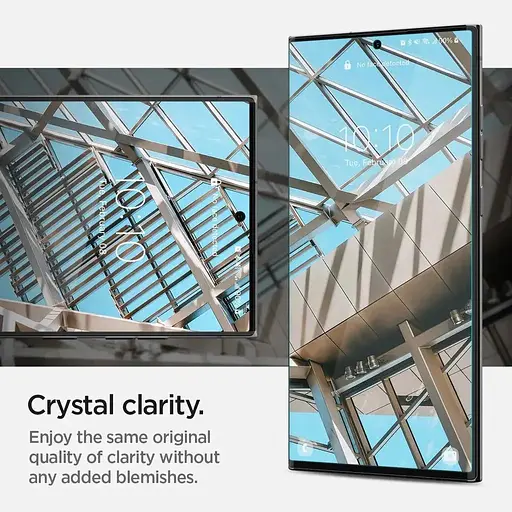 Плівка захисна Spigen Screen Protector FlexiD Solid до Samsung Galaxy S22 Ultra S908 AFL04143 (1шт. у комплекті) - фото 8