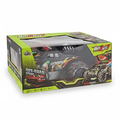 Радиоуправляемая трюковая машина RQ 3040-01, роликовые колеса, аккумулятор 3.7V, пульт 2.4G, свет, звук, музыка, Красная - фото 2