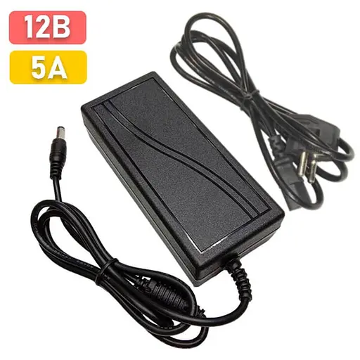 Блок живлення для камер відеоспостереження 12 вольт 5 Ампер 60W OEM PLC-60-12 (100354) - фото 2