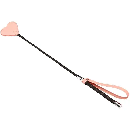 Стек Liebe Seele szpicruta Pink Organosilicon Riding Crop 55 см світло-рожевий
