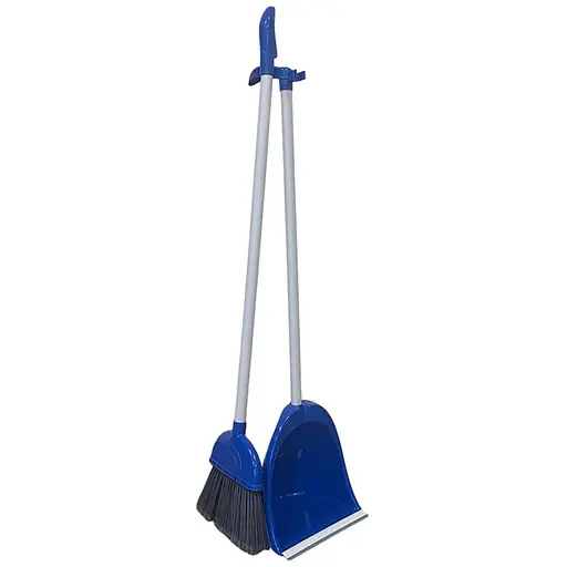 Мітла з совком Planet Royal синя (00-00020300)