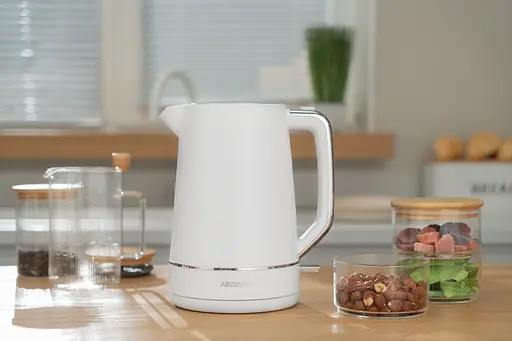 Ardesto Электрочайник 1.7л, Otter, пластик, белый матовый - фото 9