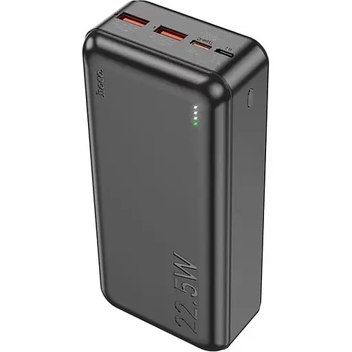 Универсальна мобильна батарея Hoco J101B Astute 22.5W 30000mAh Black (6931474782519) - фото 1