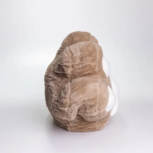 М'яка іграшка-подушка з пледом і муфтою Лапка 40×40×25 (см)  3 в 1 Коричневий Colorful Home 520-18BR - фото 5