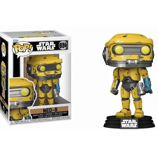 Коллекционная  фигурка   Funko Pop Фанко Поп Obi-Wan Kenobi Ned-B Оби-Ван Кеноби Нед Star Wars Звёздные войны 10см SW O-W K 634 - фото 1