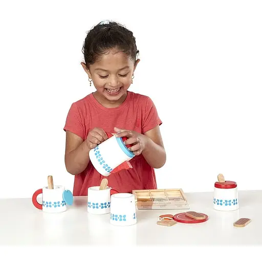 Набір Melissa & Doug Чайний сервіз дерев'яний (MD19843) - фото 4