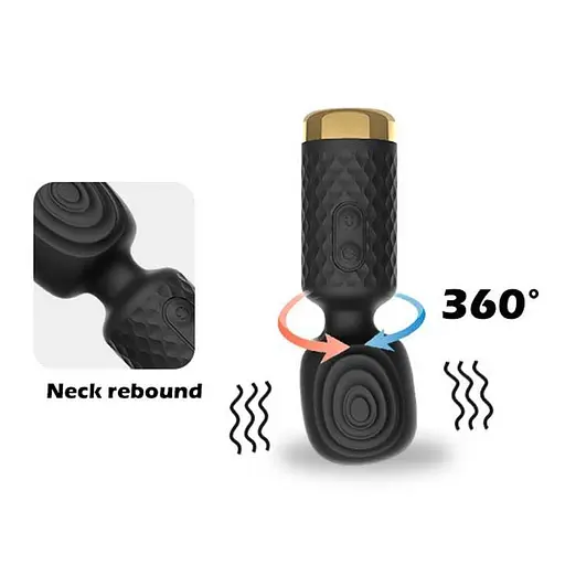 Вибратор микрофон клиторальный черный 10 режимов с USB для женщин - фото 3