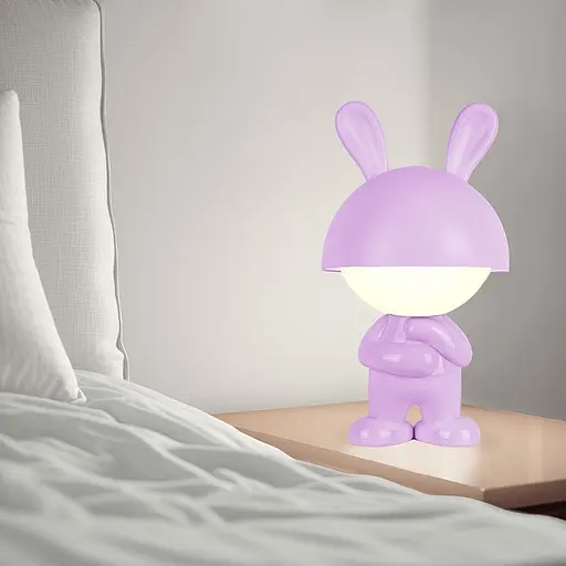 Світильник-нічник Kite LED з акумулятором Dreamy Bunny фіолетовий (K25-315-1-5) - фото 4