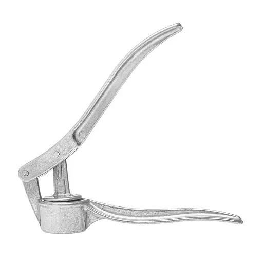 Чесночница круглая усиленная (пресс для чеснока) чеснокодавка, RS Стальной 83426 - фото 2