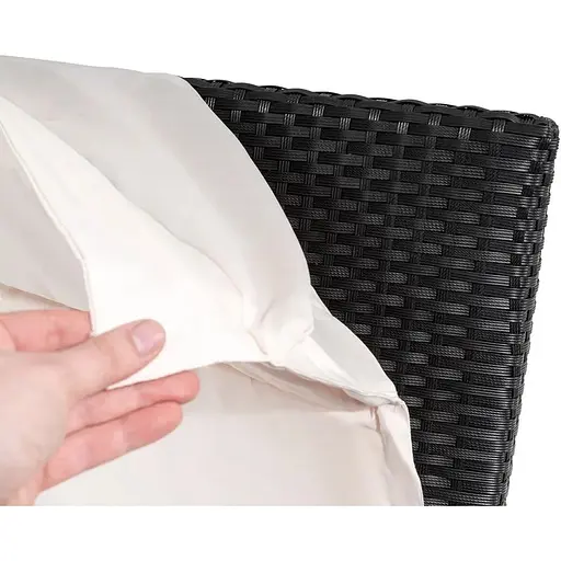 Садовый шезлонг Di Volio Ciampino черный/белый - фото 4