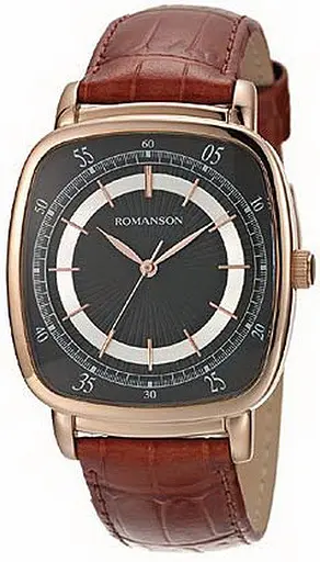 Часы Romanson TL0352MRG BK кварц.