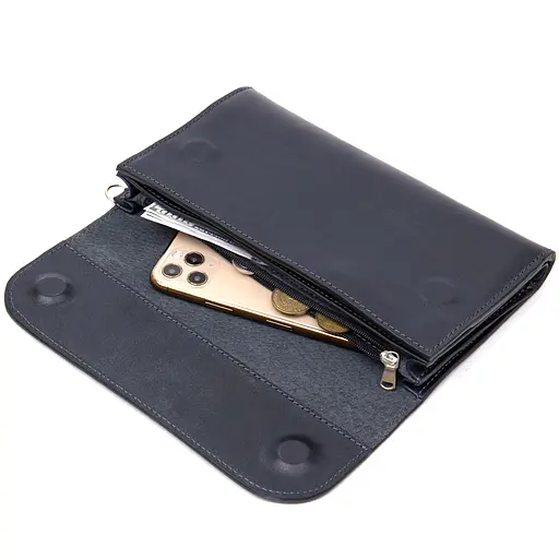 Кожаный клатч мужской GRANDE PELLE 22х13,5х2,5 см sum0015561 - фото 6