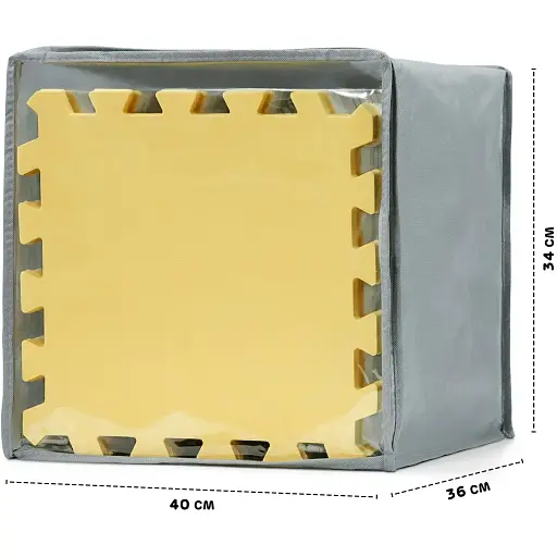 Коврик-пазл Kinderkraft Luno Yellow 30 елементів (KKMLUNOYEL0000) - фото 7