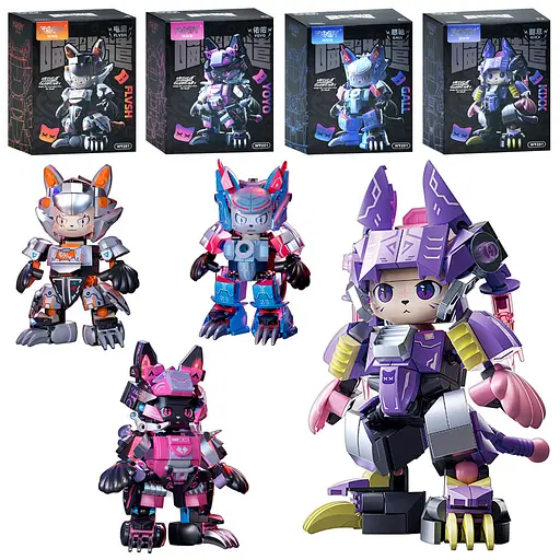 Конструктор Робот-кіт, W9201A-D, (В асортименті) - фото 2