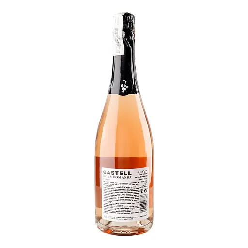 Ігристе вино Castell De La Comanda Cava Brut Rose рожеве рухе 11.5% 0.75 л (784) - фото 3
