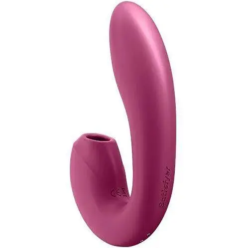 Вакуумний смарт вібратор Satisfyer Sunray вакуумний вібратор Червоний - фото 6