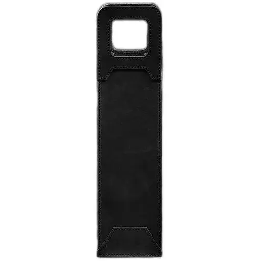 Кожаный чехол для вина BlankNote Crazy Horse 2.0 черный  - фото 1