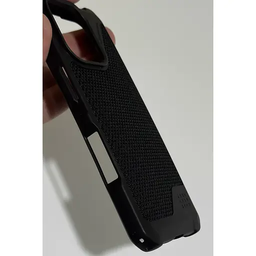 Оригинальный противоударный чехол UAG Metropolis LT MagSafe для iPhone 16 Pro (6.3") Kevlar Black 114452113940 - фото 7