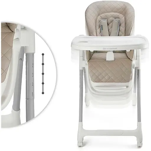 Стульчик для кормления Kinderkraft Tulo Beige (KHTULO00BEG0000) - фото 6