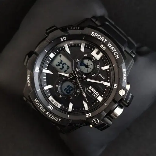 Чоловічий наручний годинник Skmei Resist 0990 Чорний - фото 2