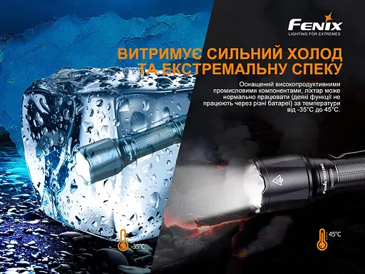 Ручний тактичний ліхтарик Fenix TK22TAC 2800лм заряджання через Type-C (Чорний) - фото 6