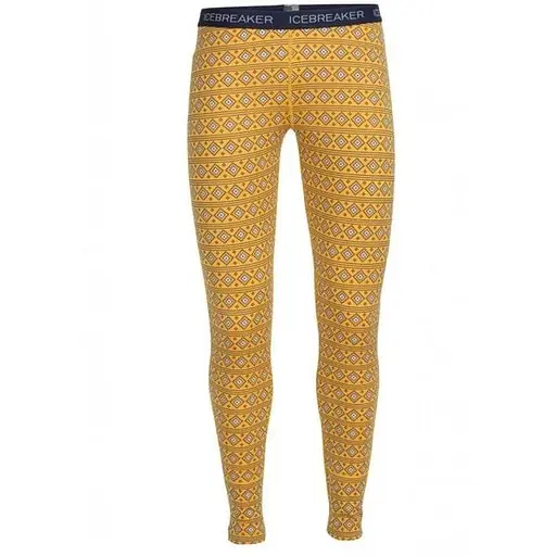 Термоштани Icebreaker Oasis Leggings WMN L Жовтий (1052-103 482 701 L)