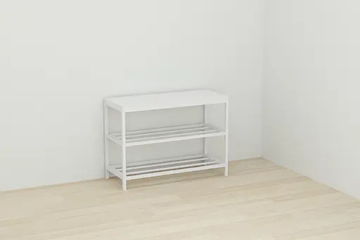 Банкетка універсальна Ferrum-decor Слайм 45x63x26 білий ДСП Білий 16мм (FRD-104075) - фото 4