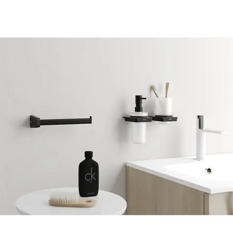 Дозатор для рідкого мила Sonia S6 Black 166466, Чорний - фото 3