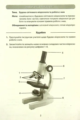 Біологія. 6 клас. Зошит для лабораторних досліджень, практичних робіт та дослідницьких практикумів - фото 3