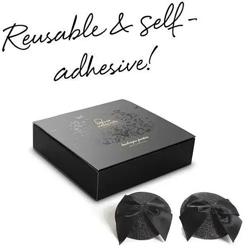 Пестис Bijoux Indiscrets Burlesque pasties Glitter And Bow - фото 5