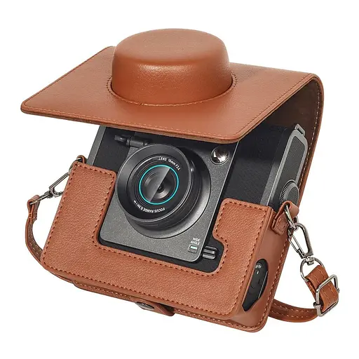 Чехол для фотоаппарата Fujifilm Instax Wide EVO коричневый - фото 2
