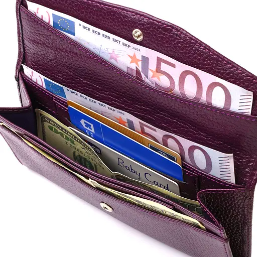 Жіночий шкіряний гаманець Canpellini 18х9х1 см acs0025550 - фото 4