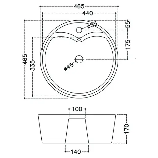 Умивальник Jaquar 47 см JDS-WHT-25935, Білий - фото 2