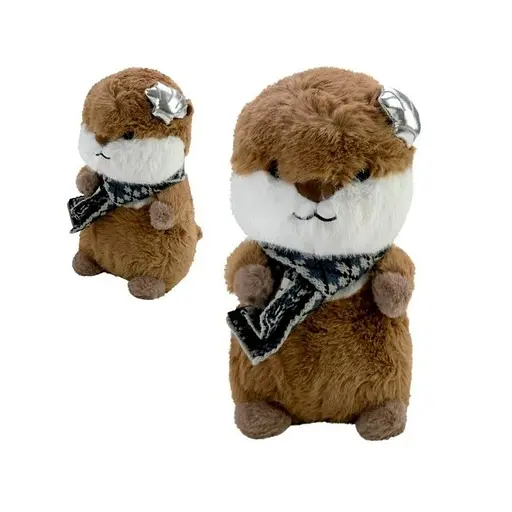 Дитяча м'яка іграшка "Видреня" Bambi C8501 з мушлею, розмір 28 см - фото 4